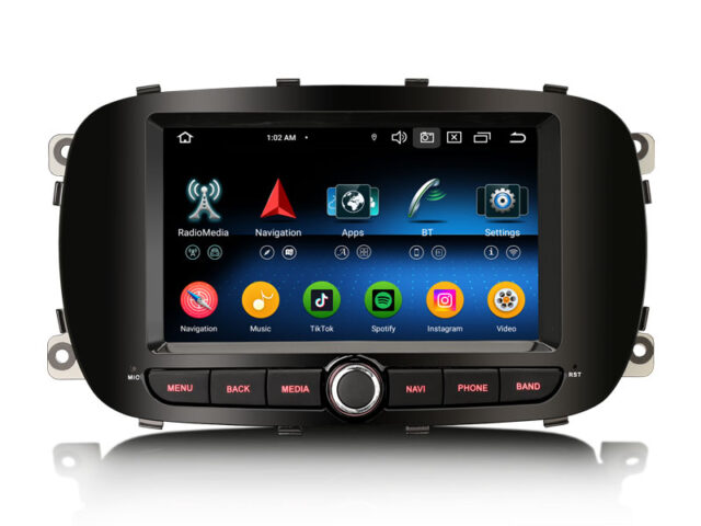 Erisin ES6555X Android 16 Car Multimedia Player Stereo for Fiat 500X 2014-2020 Wireless CarPlay Android Auto Radio BT5.1 IPS