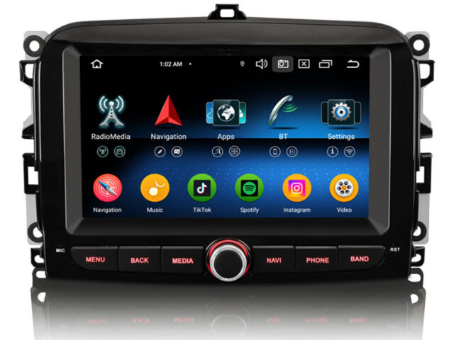 Erisin ES6554L Android 16 Car Stereo for Fiat 500L 2012-2016 Wireless CarPlay Android Auto Radio GPS Navigation DSP HiFi Multimedia