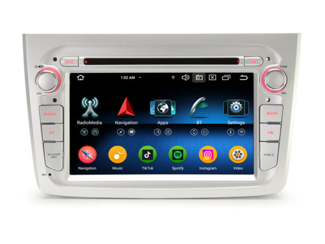 Erisin ES6530M Android 16 Car Stereo GPS DVD System For Alfa Romeo Mito Wireless CarPlay Auto Radio DSP 4G LTE Type-C Charging Port