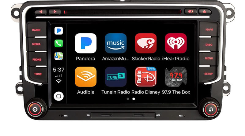 Erisin ES6534V Android 16 Car Stereo GPS Sat Nav For VW Amarok Crafter Caddy Polo 6R Transporter T6 ŠKODA Yeti CarPlay A