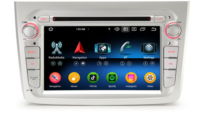 Erisin ES6530M Android 16 Car Stereo GPS DVD System For Alfa Romeo Mito Wireless CarPlay Auto Radio DSP 4G LTE Type-C Ch