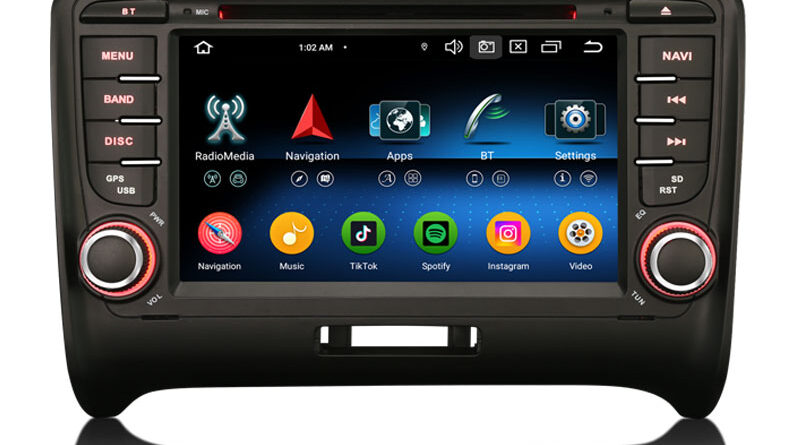 Erisin ES6577A Android 16 Autoradio Bluetooth GPS Navi For AUDI TT MK2 (2006-2014) Car Stereo DVD WiFi DSP IPS Canbus Ca