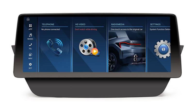 Erisin ES4784I Android 16.0 Car Multimedia Player Screen Upgrade GPS For BMW X1 E84 CIC Sytem WiFi 4G BT CarPlay Android