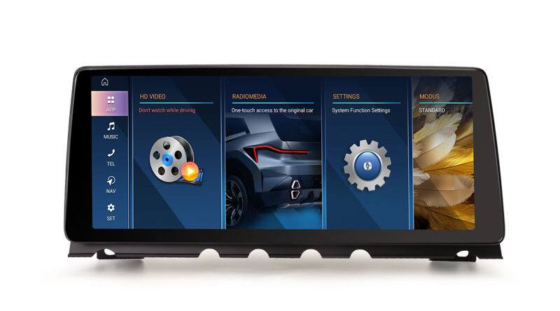 Erisin ES4701N 12.3″ Android 16.0 Car Multimedia Player Screen Upgrade GPS For BMW 7 Series F01/F02 NBT System WiFi 4G B