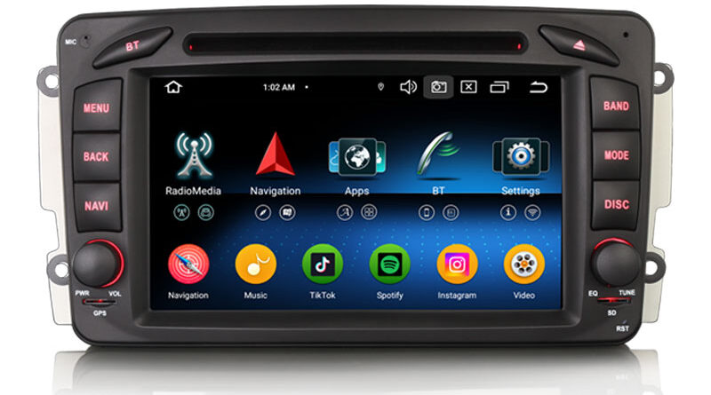 Erisin ES6563C Android 16 Autoradio Bluetooth GPS Navi For Mercedes Benz C/CLK/G/A Class W203/W209/W463/W168 Car Stereo