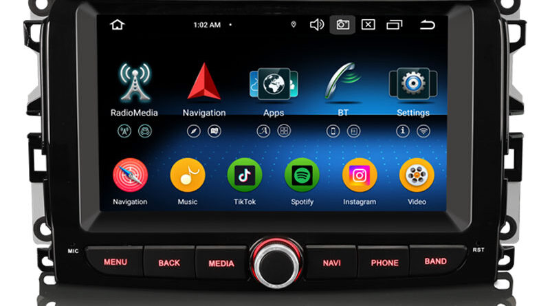 Erisin ES6554L Android 16 Car Stereo for Fiat 500L 2012-2016 Wireless CarPlay Android Auto Radio GPS Navigation DSP HiFi