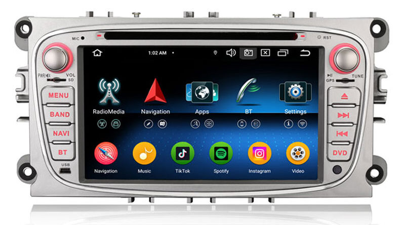 Erisin ES6568FS Android 16 Car Stereo GPS DVD CarPlay For FORD Mondeo Focus S-Max C-Max Galaxy Android Auto Radio WiFi D
