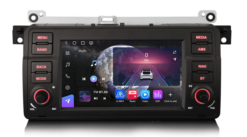 Erisin ES9046B 7″ 8GB+128GB Android 16.0 Car Radio for BMW 3er/M3 E46 Rover 75 MG ZT Wireless CarPlay Android Auto GPS N