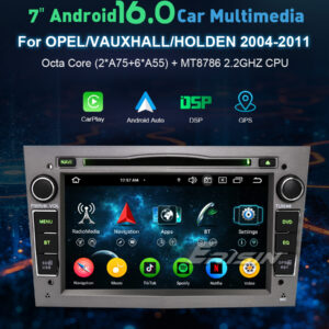 Erisin ES6560PG 7" DSP Android 16.0 Car Stereo DVD for Opel Vauxhall Vivaro Astra Meriva Signum Corsa Zafira Wireless CarPlay & Auto GPS 4G DAB+ BT5.1