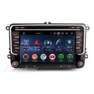 Erisin ES9135V Android 16 Car Stereo 8GB RAM 128GB ROM Wireless CarPlay Android Auto DSP 16-Band EQ GPS WiFi 4G for VW SEAT SKODA (2003-2015)