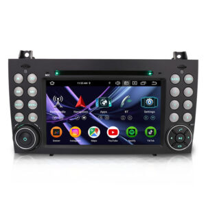 Erisin ES9140S Android 16 8GB RAM 128GB ROM Car Stereo Wireless CarPlay Android Auto DSP 16-Band EQ GPS 4G WiFi for Mercedes-Benz SLK R171 2004-2011