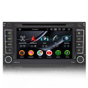 Erisin ES9105T 8G+128G Android 16.0 Car Multimedia DVD For VW T5 Multivan 2004-2009 Stereo Radio DSP CarPlay & Auto 4G LTE Slot IPS BT5.0 GPS