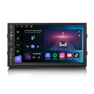 Erisin ES9036U 7" 8GB+128GB Android 16.0 Car Radio for For Nissan Cars Wireless Apple CarPlay Android Auto GPS Navi 4G DAB+ DSP HiFi BT5.1
