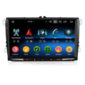 Erisin ES5591V HD Android 16.0 Car Stereo For VW Golf 5/6 Tiguan Passat Polo Caddy T5 Touran Seat Skoda GPS Sat CarPlay Auto Radio DSP 4G LTE BT5.0