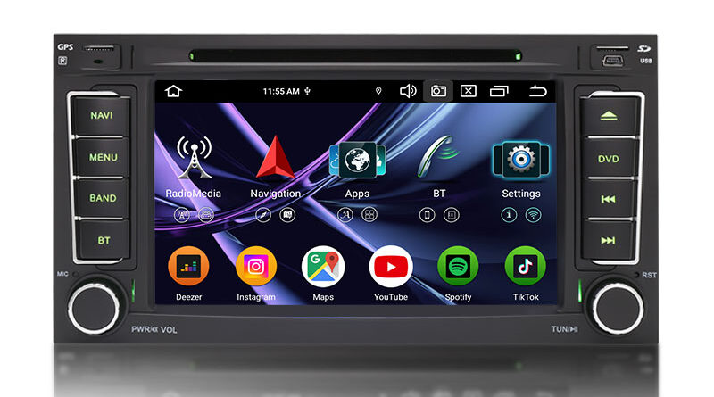 Erisin ES9156T 8G+128G Android 16.0 Car Multimedia DVD For VW TOUAREG 2004-2010 Stereo Radio DSP CarPlay & Auto 4G LTE S