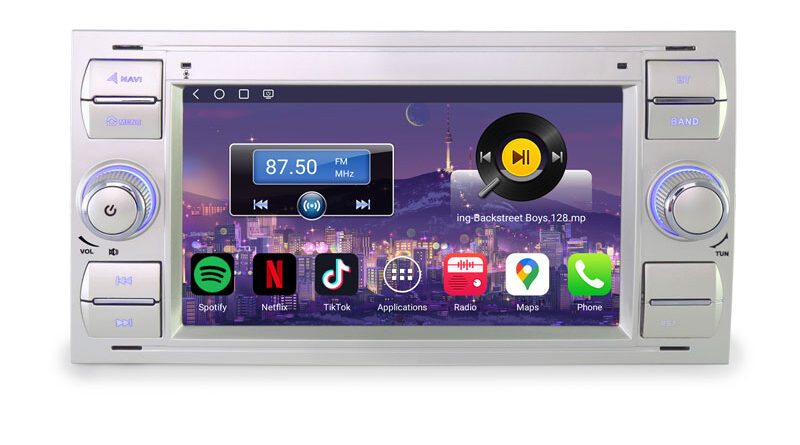 Erisin ES6666FS All-in-One Android 16 for Ford Focus Fiesta Kuga Snapdragon CPU Octa-Core 4G LTE Hi-Fi Sound GPS Navi Wi