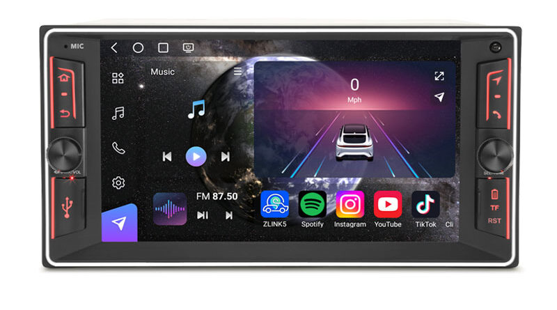 Erisin ES9012C For Toyota RAV4 Corolla Prado 2000-2010 Android 16 Car Stereo Wireless CarPlay Android Auto 8+128GB 4G LT