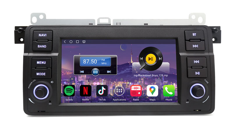 Erisin ES6646B Android 16 Snapdragon Car Radio for BMW E46 Rover 75 MG ZT 4GB+64GB Wireless CarPlay Android Auto DSP Hi-