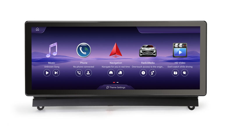 Erisin ES39C40 IPS Android 16 Car Multimedia Player Screen Upgrade For Mercedes-Benz C-Class W204 / S204 NTG 4.0 GPS Sat