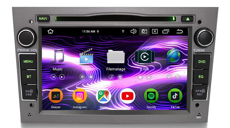 Erisin ES9160PG 8G+128G DSP Android 16.0 Car DVD for Opel Vauxhall Vivaro Astra (H) Combo Corsa Meriva Zafira Stereo Car