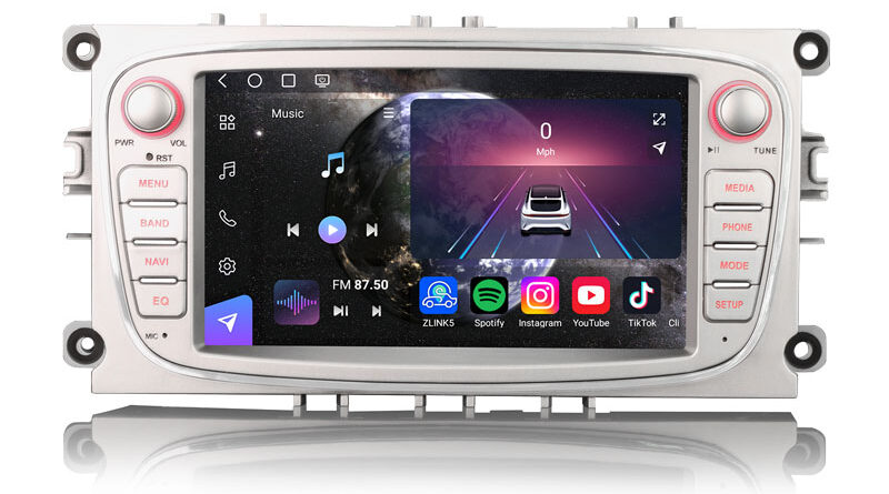 Erisin ES9068FS 8GB+128GB Android 16 Car Stereo for FORD Mondeo Focus S-Max C-Max Galaxy GPS Navi Wireless CarPlay Andro