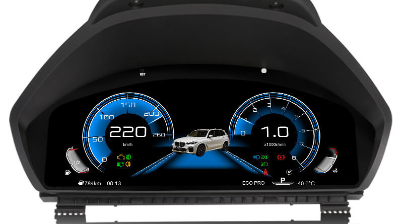 Erisin ES4813CA Car Dashboard Digital Gauge Cluster for BMW 3 Series F30 F31 F34 4 Series F32 F33 F36 Wireless CarPlay A