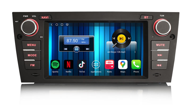 Erisin ES6667B for BMW 3 Series E90 E91 E92 E93 Android 16 Car Stereo Snapdragon 460 Wireless CarPlay Android Auto 4G LT