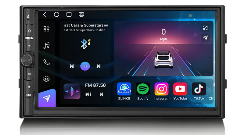 Erisin ES9036U 7″ 8GB+128GB Android 16.0 Car Radio for Nissan Cars Wireless Apple CarPlay Android Auto GPS Navi 4G DAB+