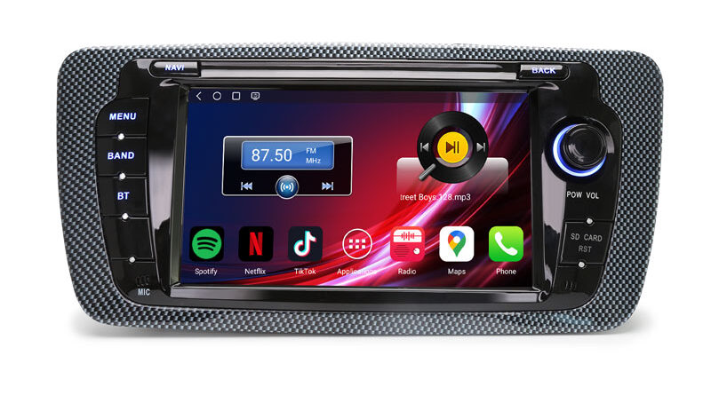 Erisin ES6622S Octa-Core Android 16 Car Stereo for SEAT IBIZA 2009-2013, 4GB RAM 64GB ROM, Wireless CarPlay & Android Au