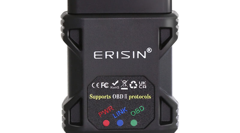 Erisin ES359 Super Mini Car Bluetooth 5.0 OBD2 Scanner for iOS, Android and Windows