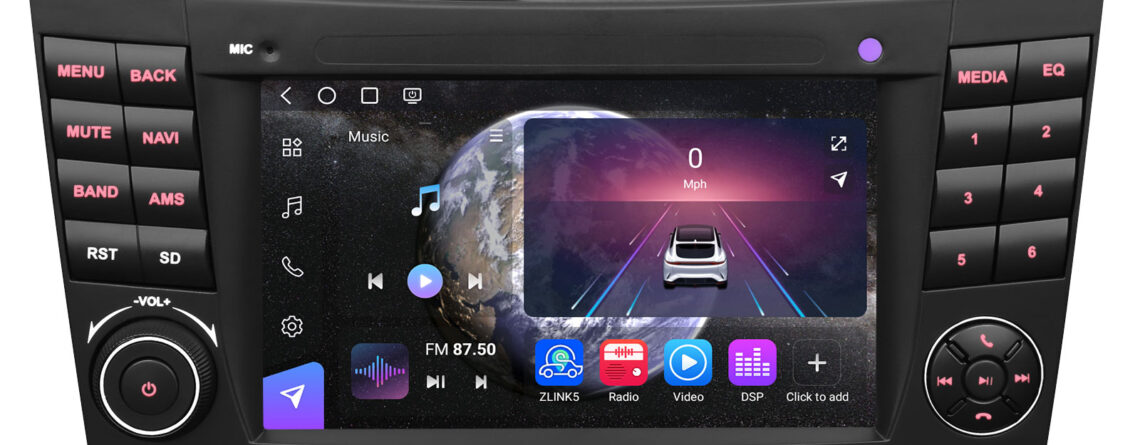 Erisin ES9081E 7 Inch Qualcomm Android 16 Car Radio GPS Navi For Mercedes E Class W211 CLS Class W219 CarPlay Android Ca