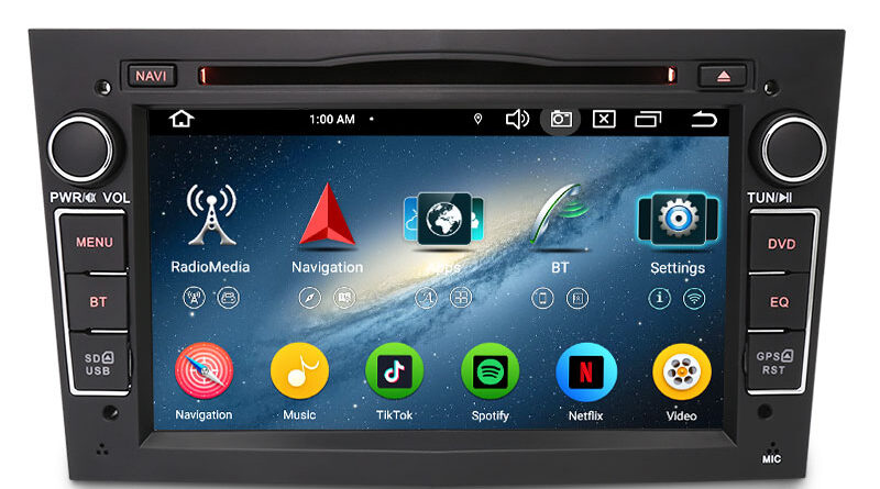 Erisin ES6560PB 7″ DSP Android 16.0 Car Stereo DVD for Opel Vauxhall Zafira Vivaro Astra Corsa Wireless CarPlay & Auto G