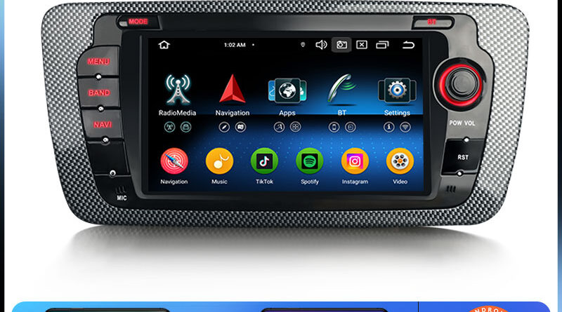 Erisin ES6722S Android 14.0 Car Multimedia For SEAT IBIZA Stereo GPS Navigation CarPlay Auto Radio DSP 4G LTE BT5.0