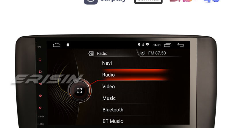 Erisin ES4295R 9″ Android 10.0 Car Stereo for Mercedes Benz R-Class W251 GPS WiFi 4G TPMS DVR DAB+ DSP CarPlay