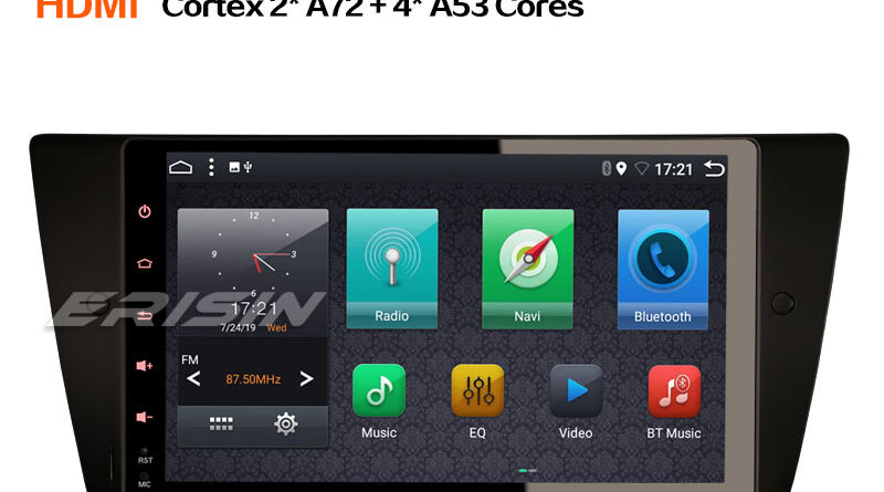 Erisin ES6290B 9″ Android 9.0 Autoradio USB DAB+ GPS Navi Wifi for BMW 3 Series E90 E91 E92 E93