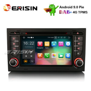 Erisin ES7978A 7″ Android 9.0 Car Stereo DAB+ GPS Wifi DVR CD 4G BT AUDI A4 S4 RS4 B7 B9 SEAT EXEO