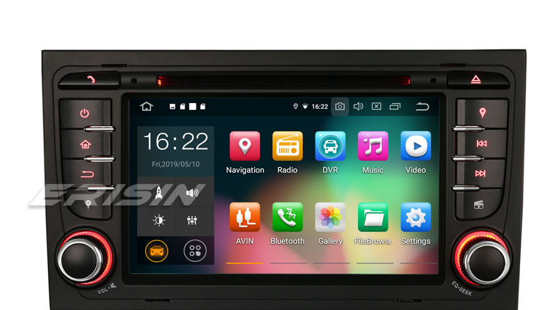 Erisin ES7978A 7″ Android 9.0 Car Stereo DAB+ GPS Wifi DVR CD 4G BT AUDI A4 S4 RS4 B7 B9 SEAT EXEO