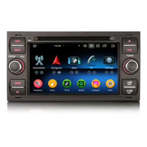 Erisin ES6766FN Android 14 Car Stereo DVD For FORD Focus II Fiesta Kuga Galaxy GPS Navi CarPlay Auto Radio DSP 4G LTE BT