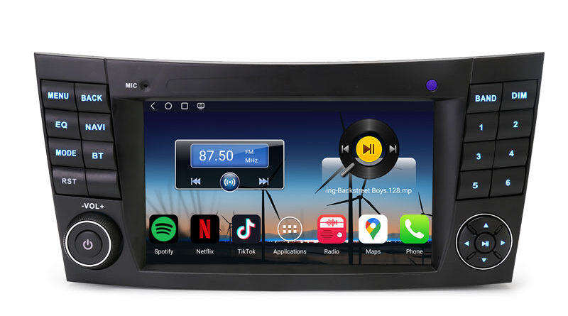 Erisin ES6681E Android 16 Qualcomm Car Stereo GPS for Mercedes Benz CLS-Class W219 E-Class W211 CarPlay AUTO Radio DSP W