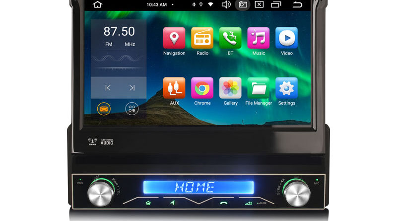 Erisin ES8368U 7″ Universal 1Din Car Stereo Android 16.0 Car Multimedia Carplay Auto GPS Navigation WiFi Bluetooth 5.0