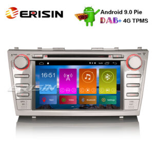 Erisin ES2968C 8″ TOYOTA CAMRY/AURION Android 9.0 Autoradio DAB+ GPS Navi Wifi SWC TPMS DVB-T2