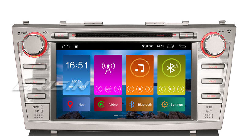 Erisin ES2968C 8″ TOYOTA CAMRY/AURION Android 9.0 Autoradio DAB+ GPS Navi Wifi SWC TPMS DVB-T2