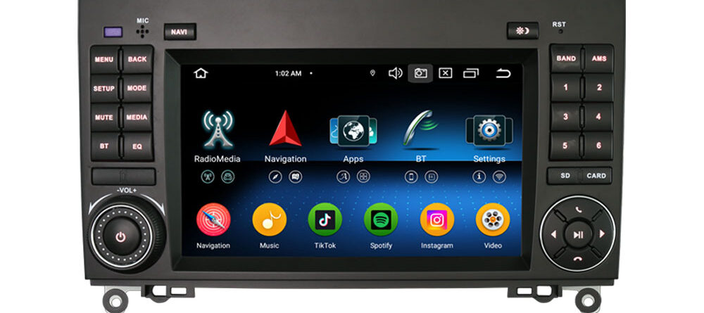 Erisin ES5572B Android 16.0 Car Stereo For Mercedes Benz A/B Class W169 W245 B200 Sprinter Viano Vito GPS Navi CarPlay A