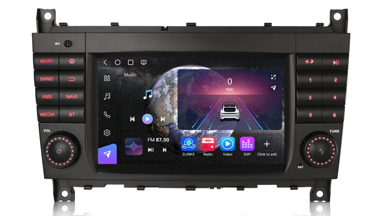 Erisin ES9069C Snapdragon 8+128GB Android 16 Autoradio Car Stereo for Mercedes Class C/CLC/G W203 W463 Wireless CarPlay