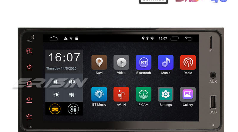 Erisin ES2643C 7″ DSP Android 10.0 Car Radio GPS 4G WiFi DAB+ for Toyota Corolla RAV4