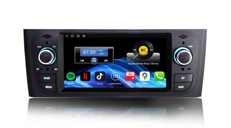 Erisin ES6623L Android 16 Qualcomm Car Stereo GPS for Fiat Grande Punto Linea CarPlay AUTO Radio DSP 4G WiFi DAB+ Canbus