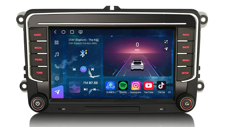 Erisin ES9035V 8GB+128GB Snapdragon 460 Android 16 Car Stereo GPS For VW Golf 5/6 Polo 6R Passat B6/B7 T5 Tiguan Touran