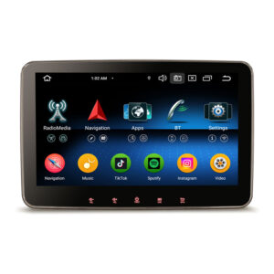 Erisin 10.1″ IPS Rotatable Screen Android 14 Car Stereo For VW Passat Seat Skoda GPS Navi CarPlay Auto Radio DSP 4G WiFi
