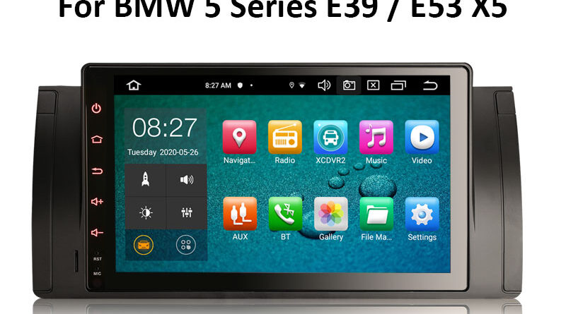 Erisin ES8102B 9″ Android 12.0 Car Stereo DSP CarPlay & Auto GPS TPMS DAB+ 4G For BMW 5 Series E39 E53 X5 M5
