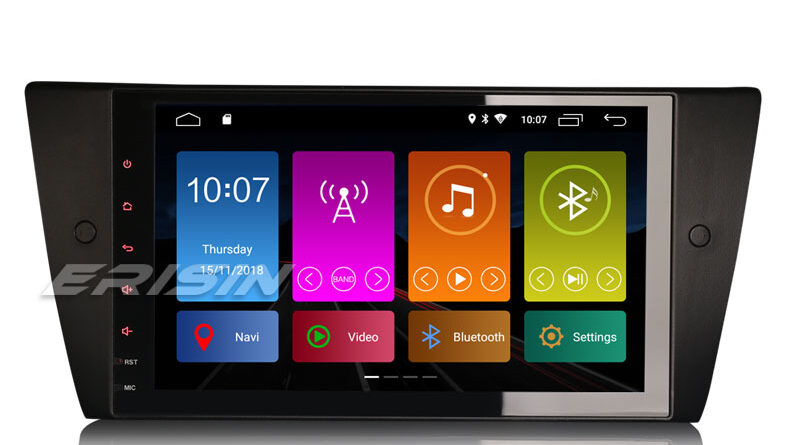 Erisin ES2990B 9″ Android 9.0 GPS DAB+ USB Radio Navi Car Radio BMW 3 Series E90 E91 E92 E93 M3